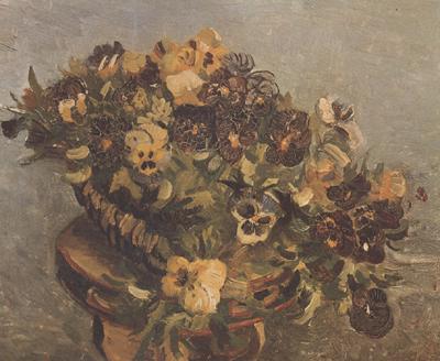 Vincent Van Gogh Tambouring with Pansies (nn04) Sweden oil painting art